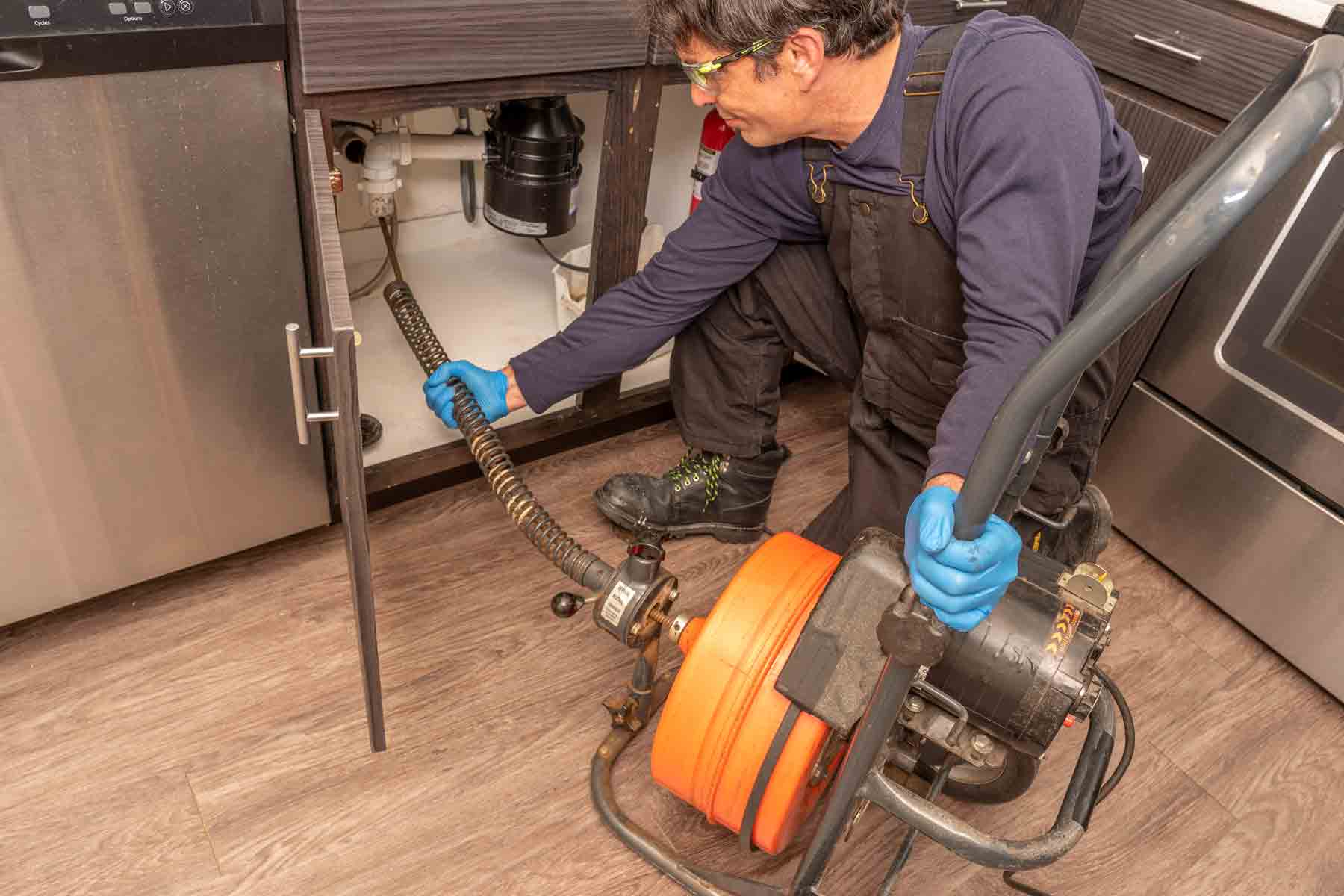 Drain cleaning service